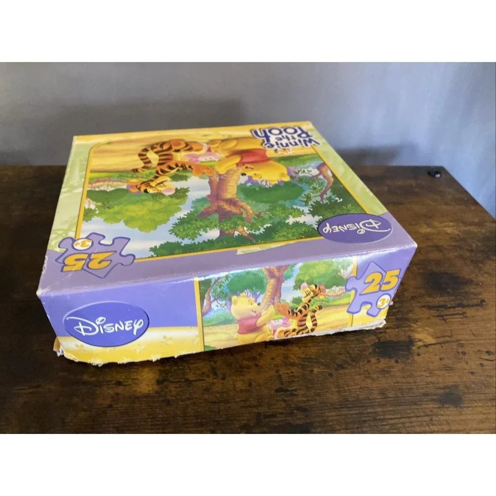 Lot Of‎ 2 Disney Winnie The Pooh & Sesame Street 24 Piece Puzzles Complete